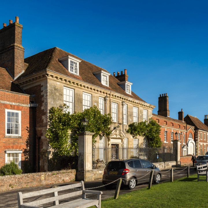 Street view of Mompesson House in Salisbury