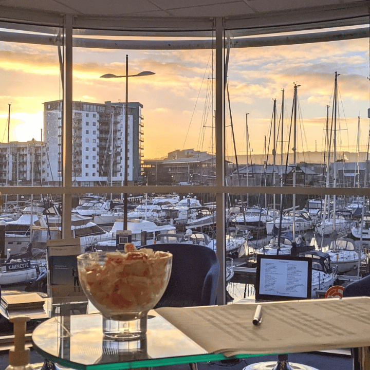 Sutton Harbour in Plymouth from the PKF Francis Clark office
