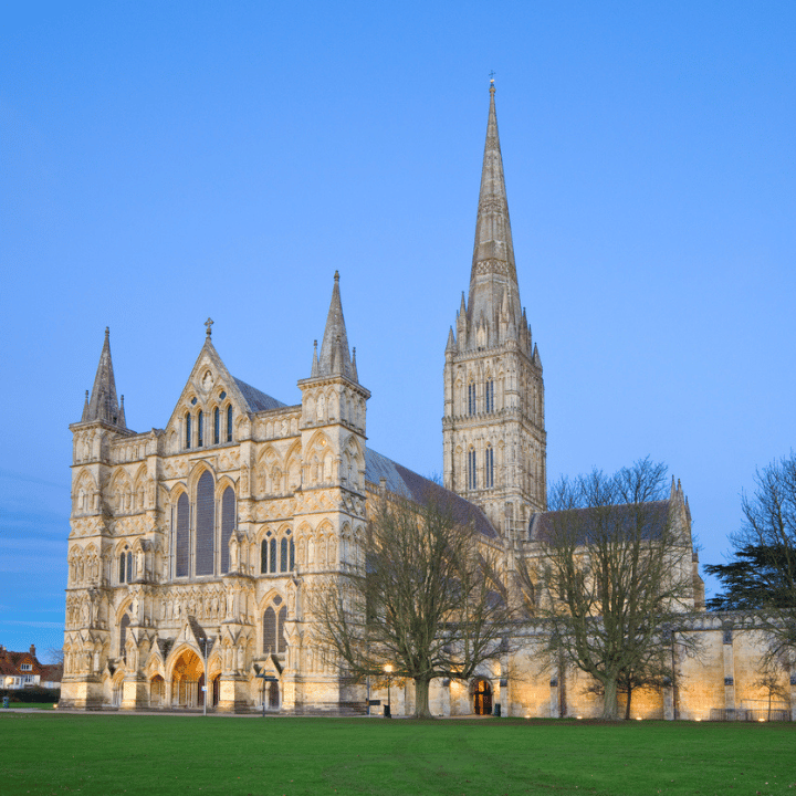 Entrance to Salisbury Cathedral