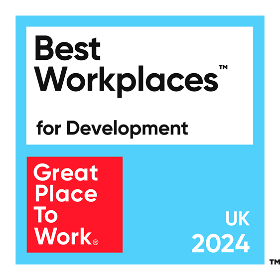 Best work places for development 2024 poster.