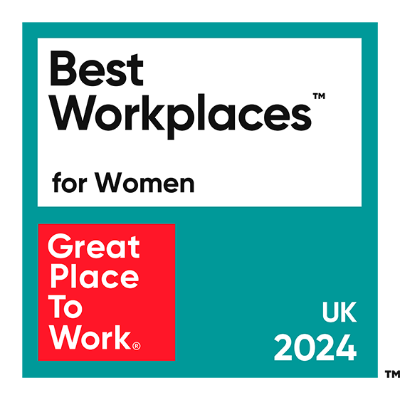 Best workplaces for women 2024 poster.