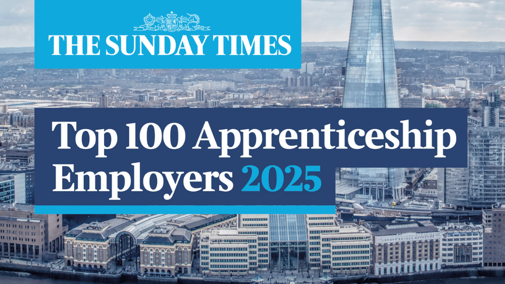 The Sunday Times Top 100 Apprenticeships 2025 logo